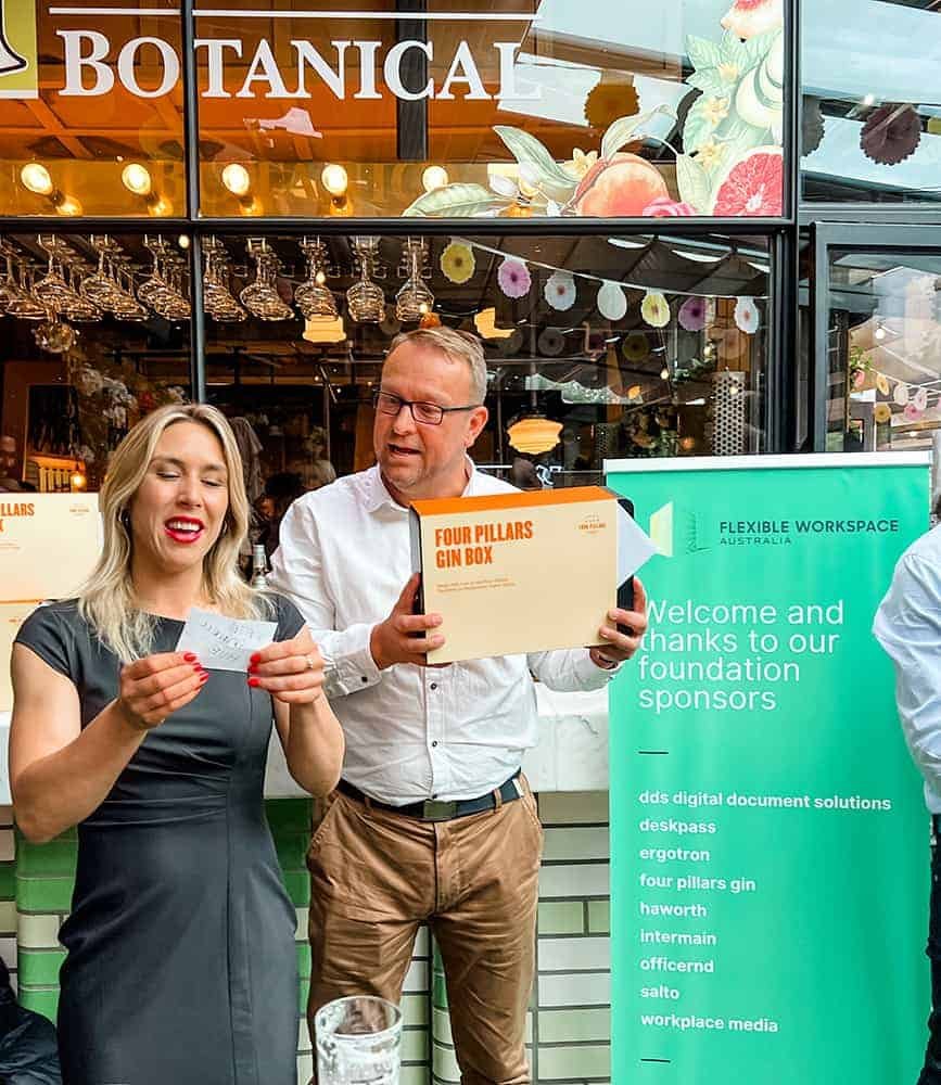 Four Pillars Sponsor - 2021 FWA Christmas Party Melbourne Flexible Workspace Australia Sponsor - Four Pillars