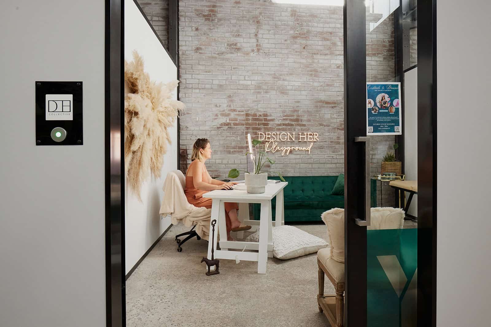 private office in a coworking space