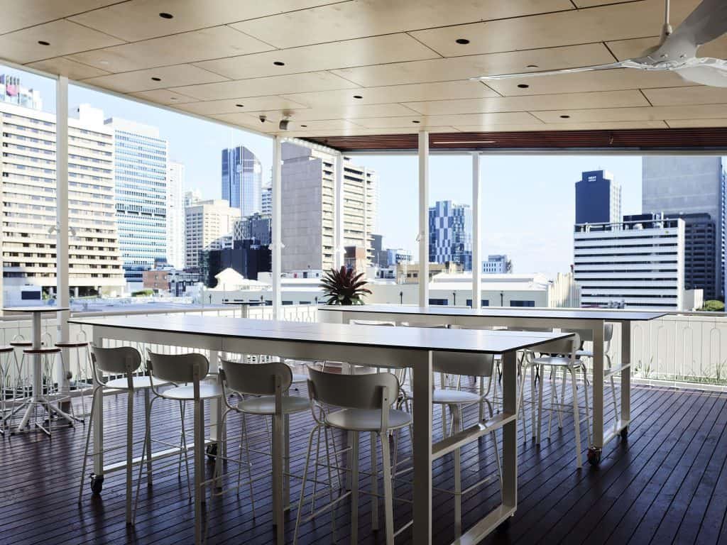 Brisbane Rooftop Balcony 1 Hub Anzac Square Rooftop